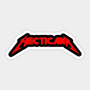 HECTICANA - Gorl World ALR Metal \m/ Meme logo Sticker